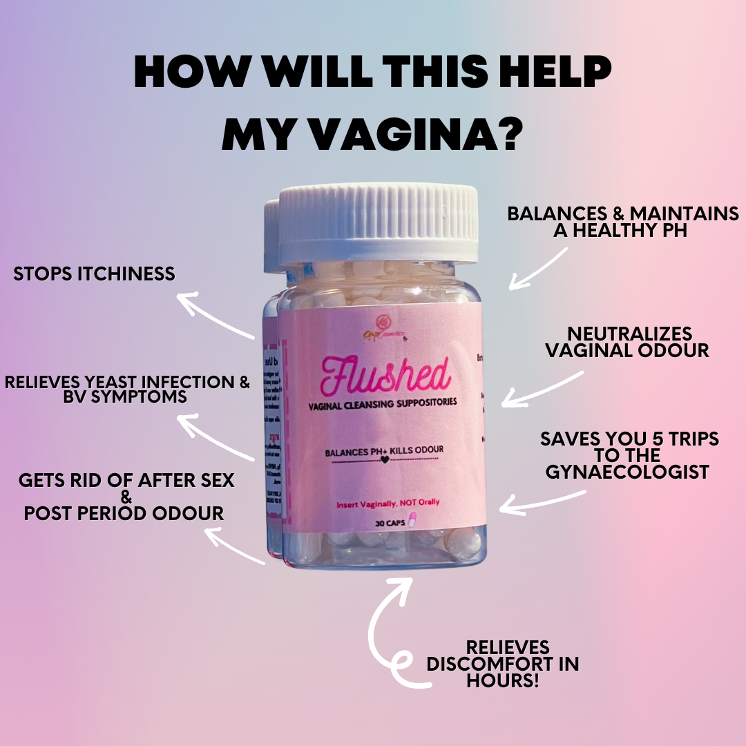 FLUSHED Vaginal Cleansing Suppositories