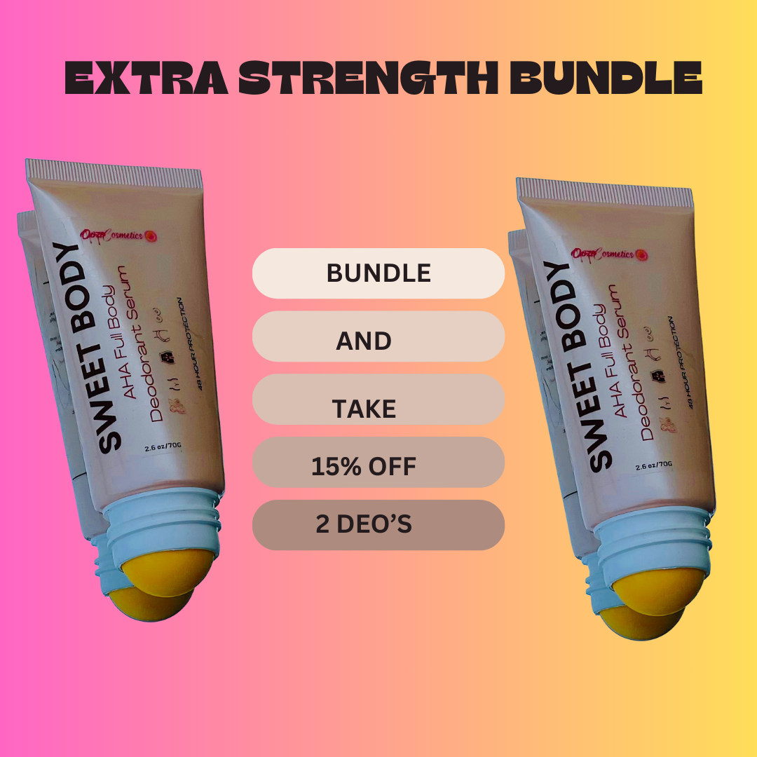 Extra Strength Sweet Body Deodorant Bundle